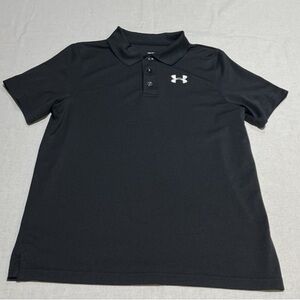 YXL, Under Armour Black Polo shirt